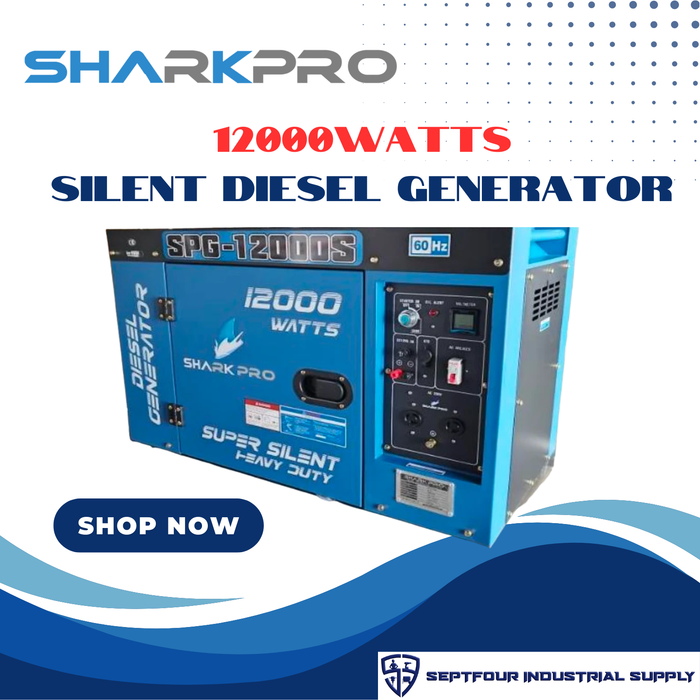 Sharkpro Air-Cooled Silent Diesel Generator