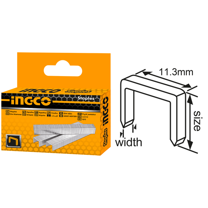 Ingco 10mm Staples STS0210