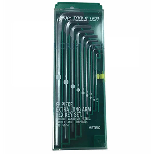 SKS 9Pcs Extra Long Arm Allen Key Set