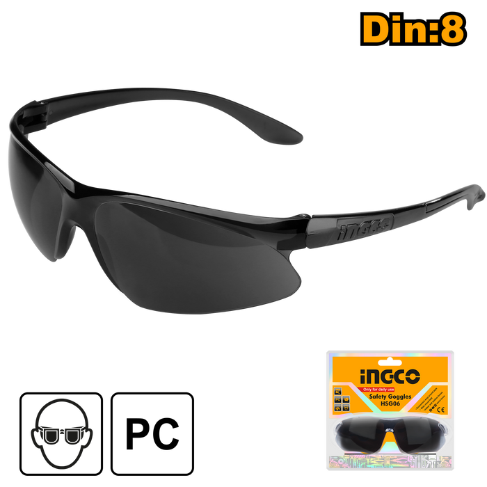 Ingco Safety Goggle Dark HSG06