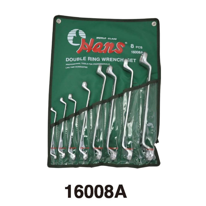 Hans 75°  Double Ring / Box Wrench Set