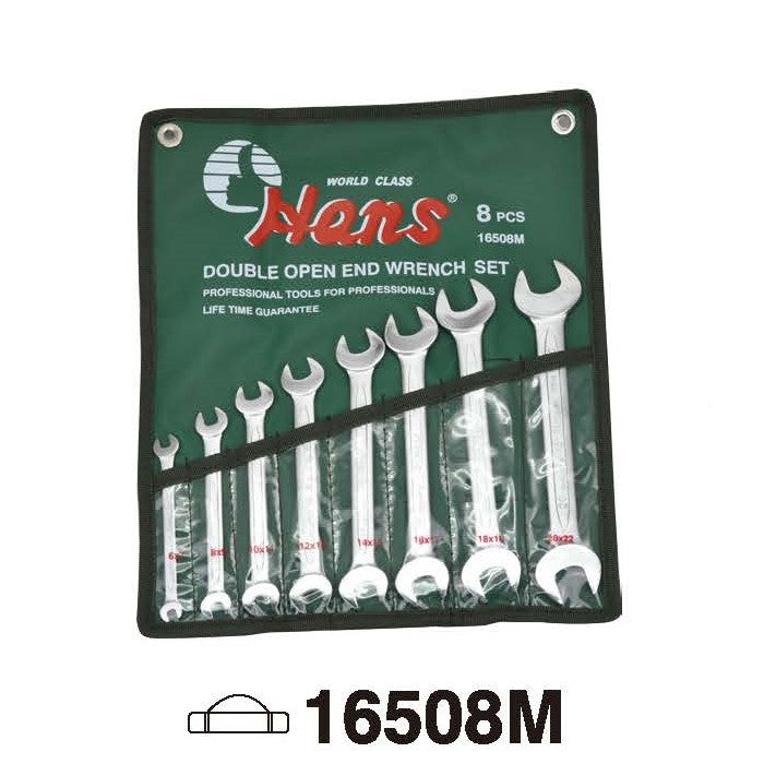 Hans Double Open End Wrench Set