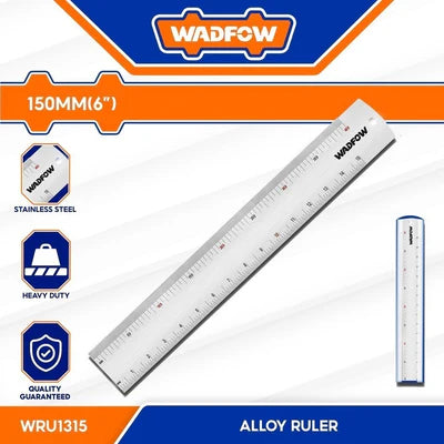 Wadfow 6" Steel Ruler WRU1315