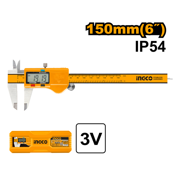 Ingco 150mm Digital Caliper HDCD28150