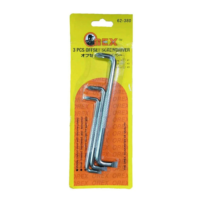 Orex 3PCS Offset Screwdriver 62-380