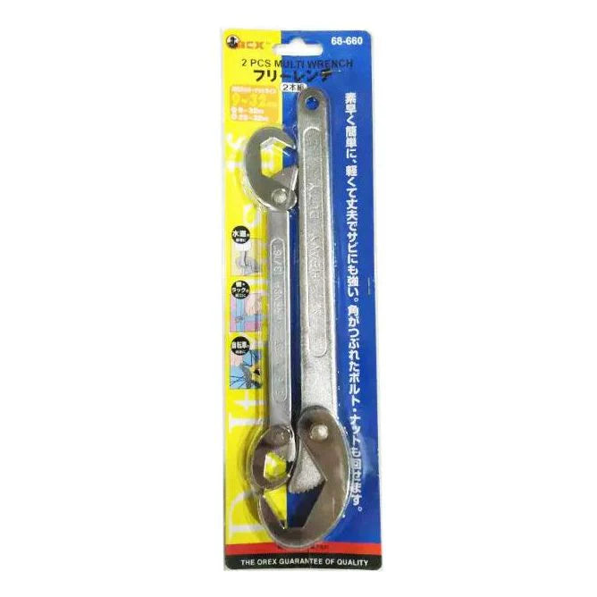 Orex 2pcs Multi Purpose Wrench Set 68-660