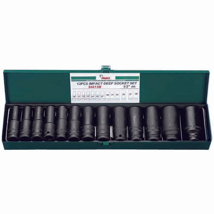 Hans  1/2" Drive Impact  Deep Socket Set (13 PCS)