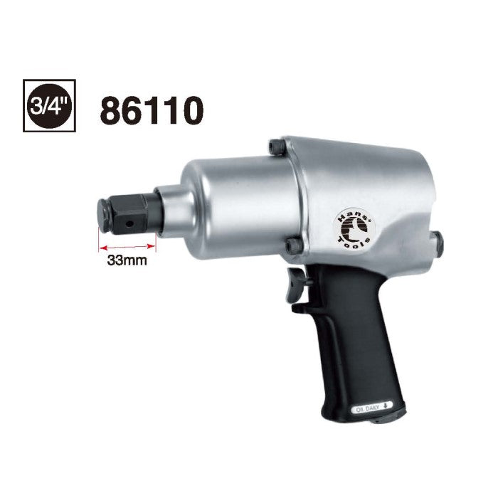 Hans 3/4" Drive Air Impact Wrench (Heavy Duty) 86110