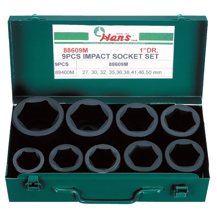 Hans 1" Drive Impact Socket Set (9 PCS)