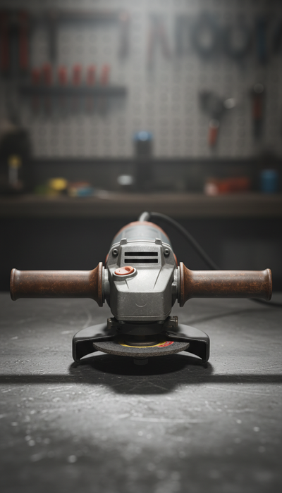 Corded Angle Grinder All-Metal Housing