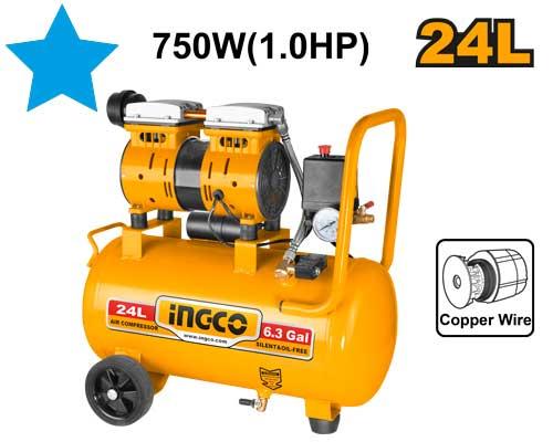 Ingco  1.0HP Oil-less Air Compressor ACS175241P
