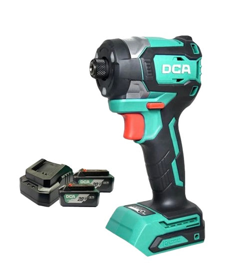 DCA 6.35mm 20V Cordless Brushless Impact Driver ADPL208 EM