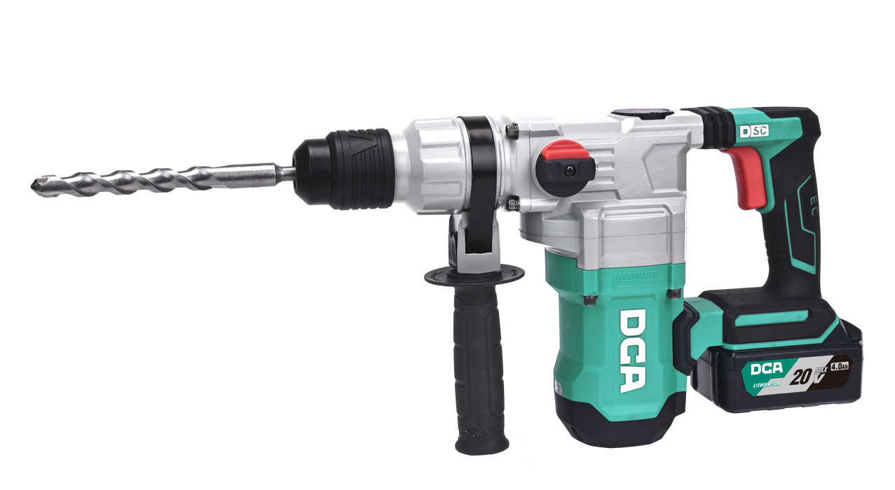 DCA 20V 900W Cordless Brushless Rotary Hammer ADZC03-28 H2K