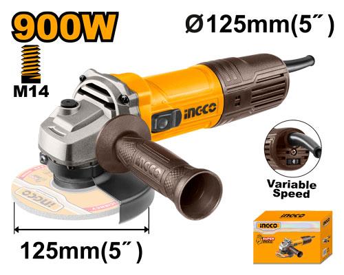 Ingco 5" 900W Angle Grinder AG900285