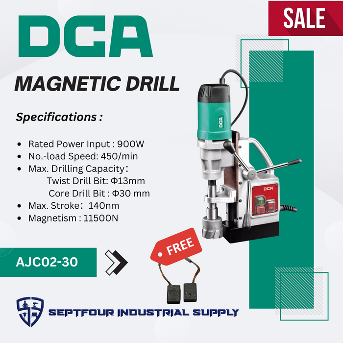 DCA 900W Magnetic Drill  AJC02-30 (Chuck Type)