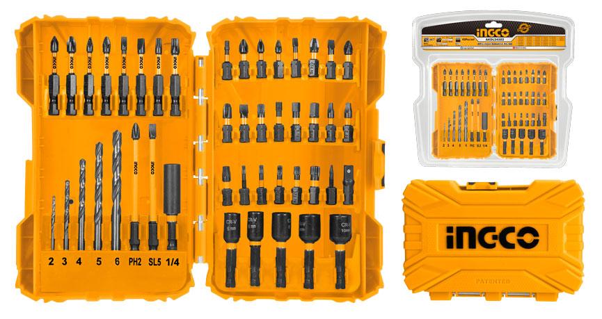 Ingco 45pcs Impact Screwdriver Bit Set AKDL24502