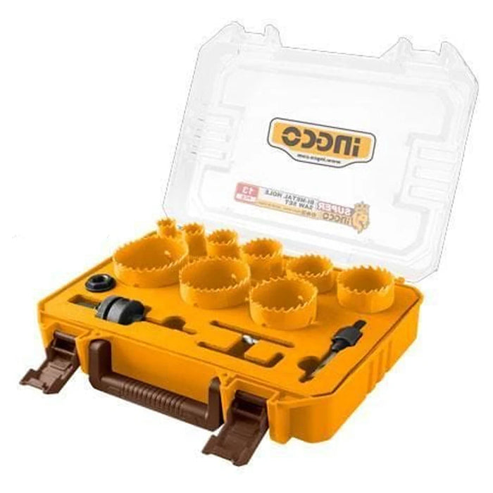 Ingco 13Pcs Bi-Metal Hole Saw Set AKH0132