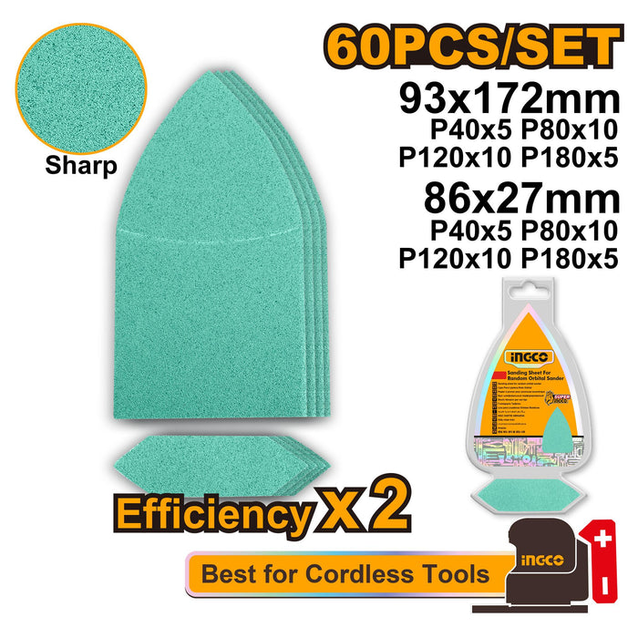 Ingco Sanding Sheet Set AKTS938660