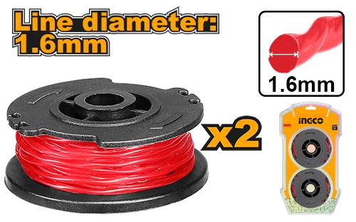 Ingco 1.6mm Line Spool ALS1601 — SEPTFOUR INDUSTRIAL SUPPLY