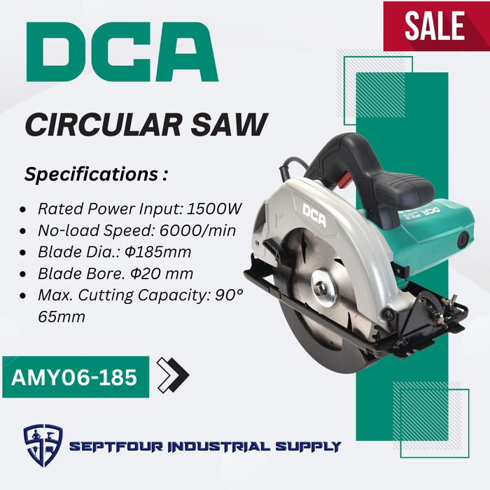 DCA 7-1/4" 1500W Electric Circular Saw AMY06-185