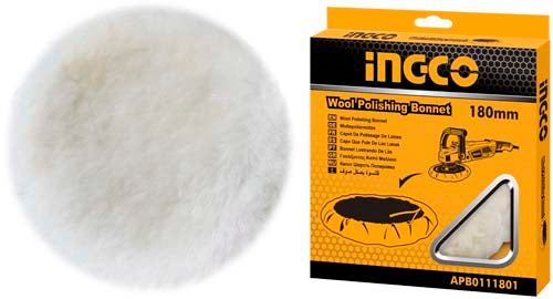 Ingco 180mm Wool Polishing Bonnet APB0111801