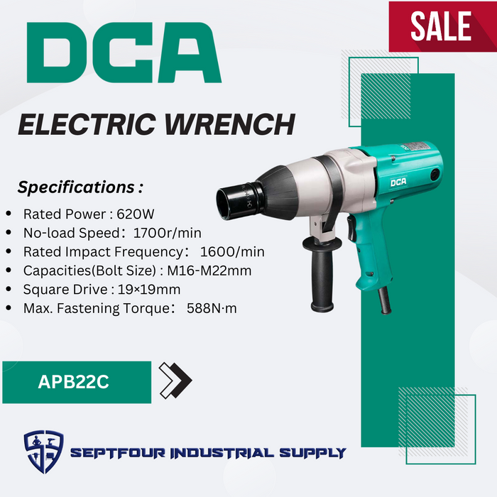 DCA 22mm 620w Electric Wrench APB22C