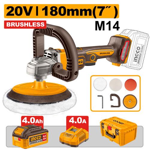 Ingco 20V 7" Cordless Polisher APLI20188