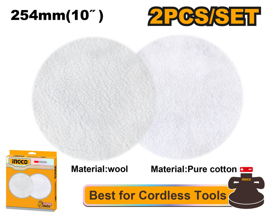 Ingco 10"(254mm) Polishing and Cleaning Set APP25402