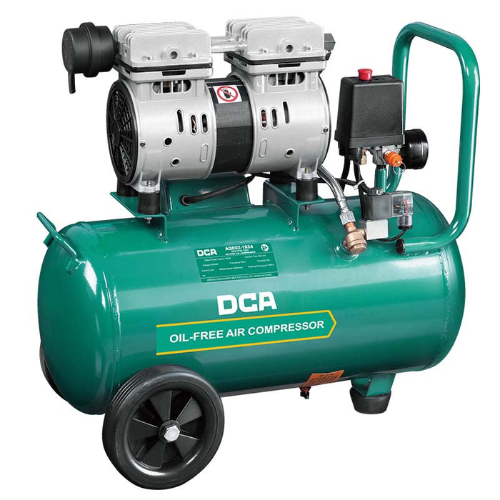 DCA 750W  24L Oil-Free Air Compressor AQE02-1824