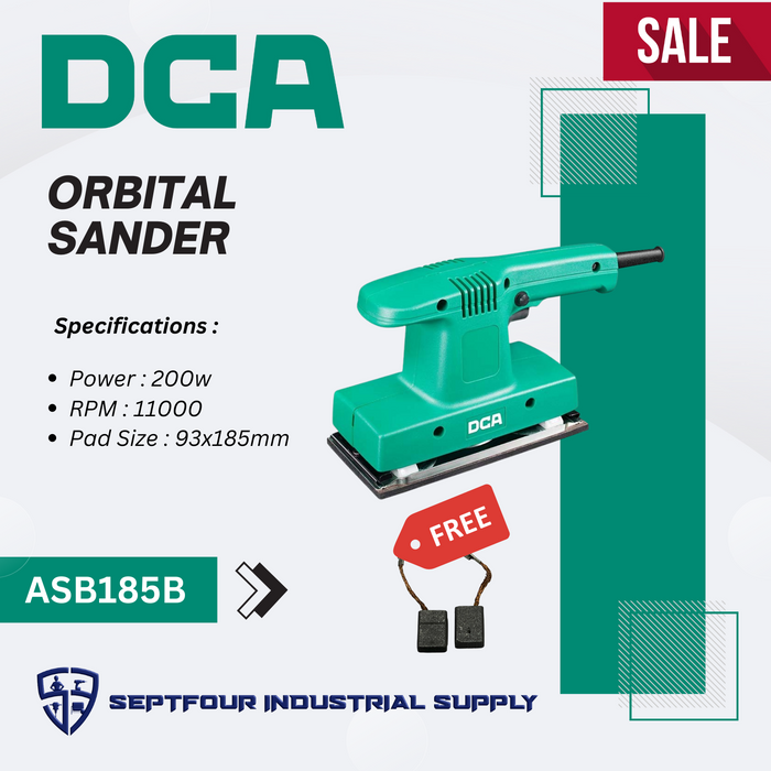 DCA 93x185 200w Sander ASB185B