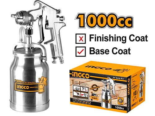 Ingco 1000cc Spray Gun ASG3102