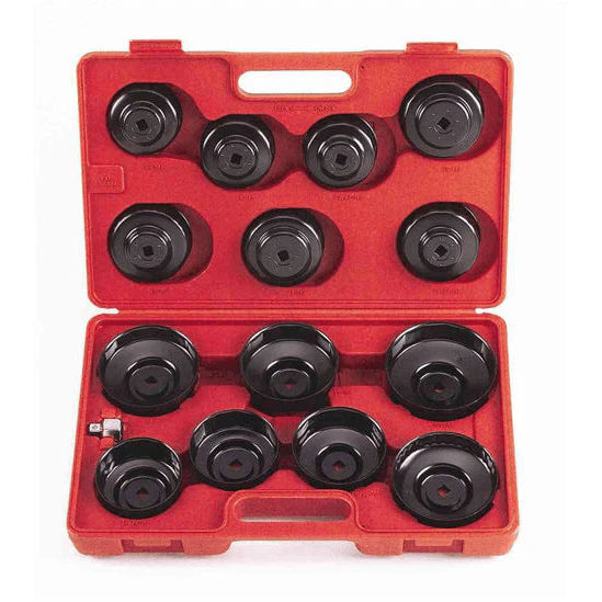 Licota 15Pcs Cup Type Oil Filter Wrench Set ATA-0291