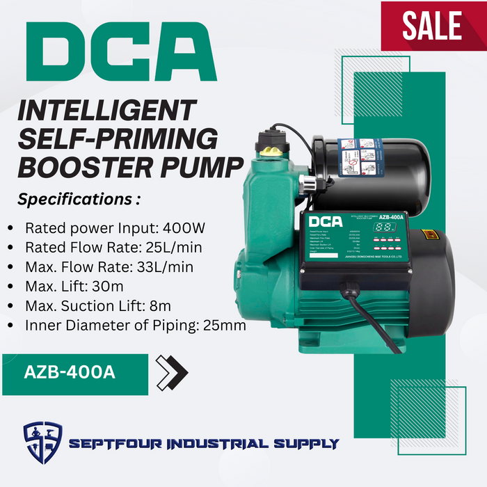 DCA 400W Intelligent Self-Priming Booster Pump AZB-400A