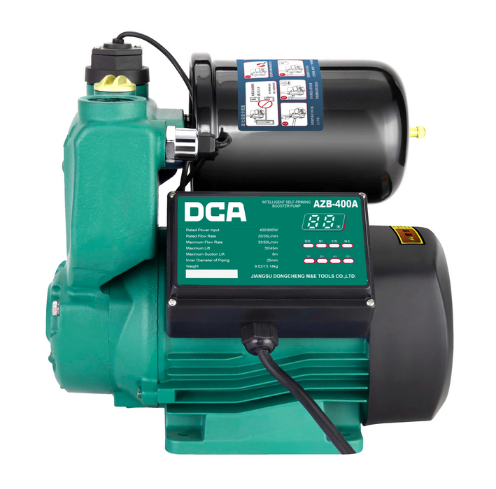 DCA 400W Intelligent Self-Priming Booster Pump AZB-400A
