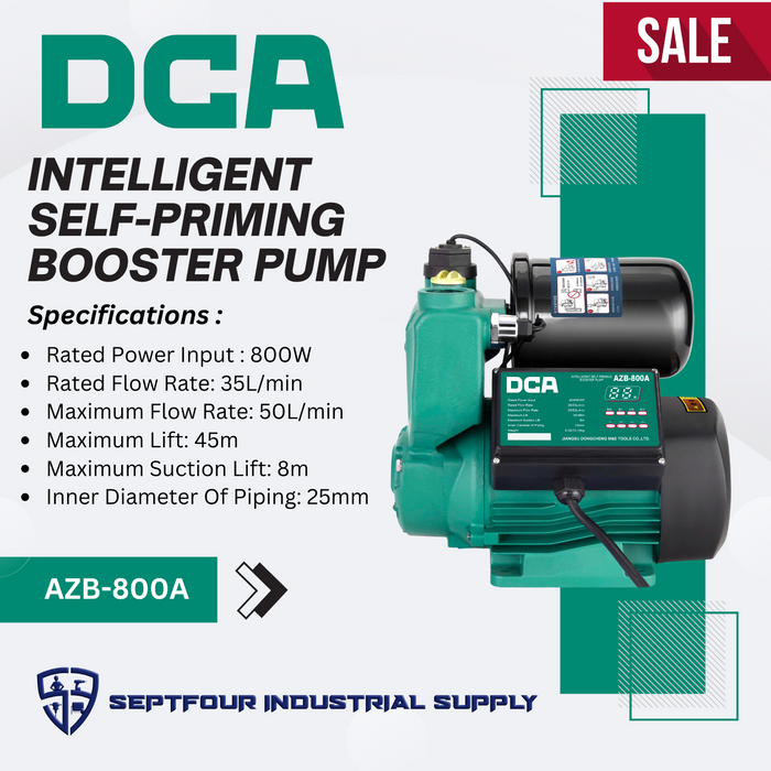 DCA 800W Intelligent Self-Priming Booster Pump AZB-800A