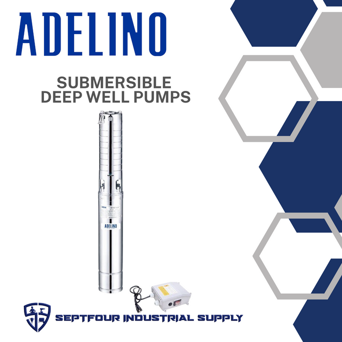 Adelino 4" 4SS Model Submersible Deepwell Pump