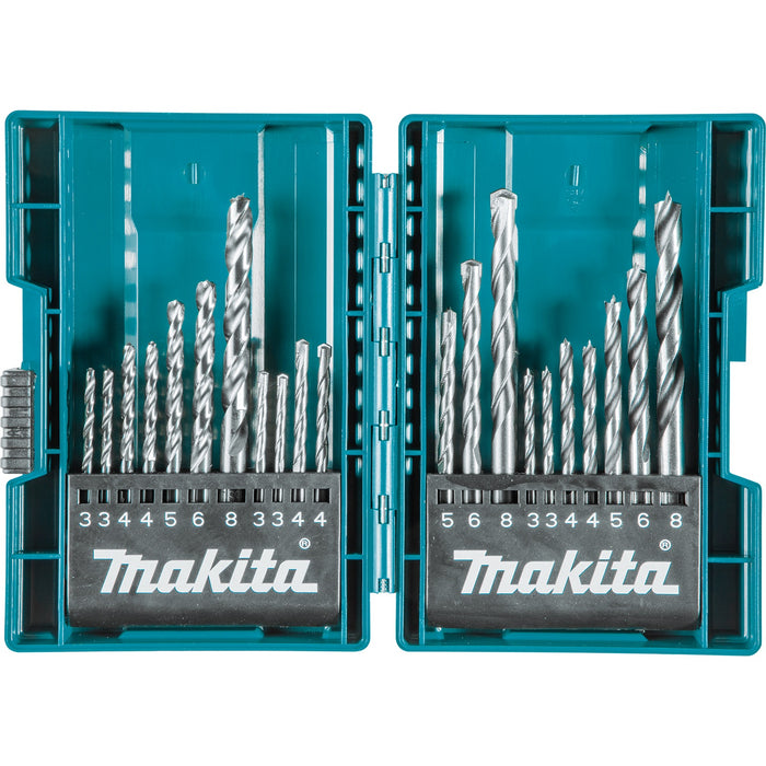 Makita 21pcs. Assorted Metric Drill Bit Set  B-44884