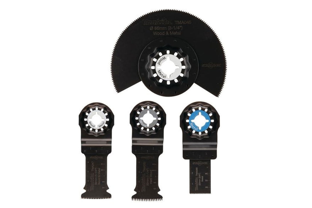 Makita 4pcs. Multitool Starlock Plunge Cut Blade Sets B-67480
