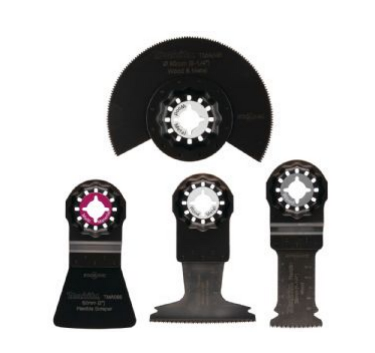 Makita 4pcs. Muti Tool Starlock Floor Blade Set B-67505