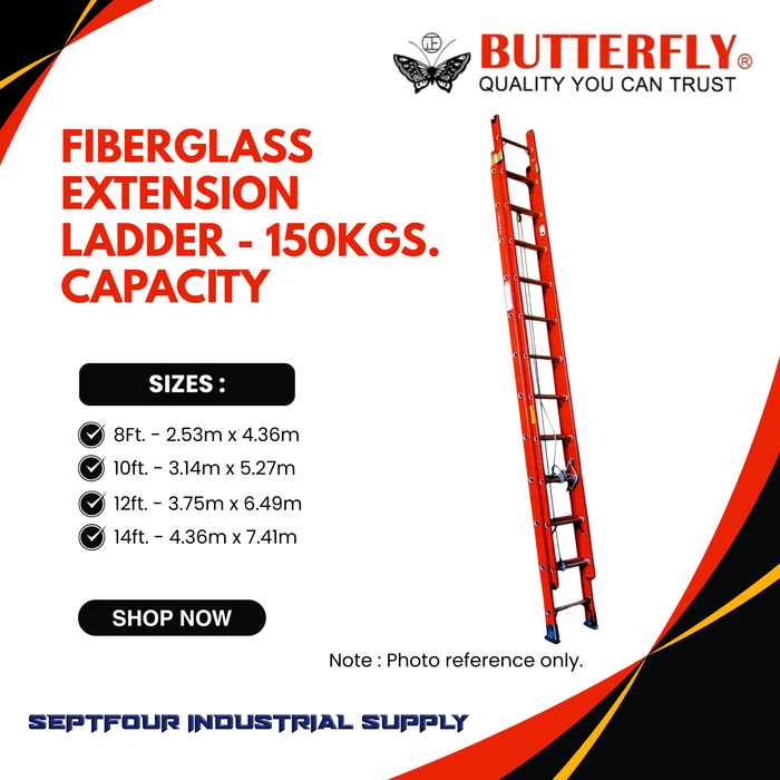Butterfly Fiberglass Extension Ladder (EL Series)