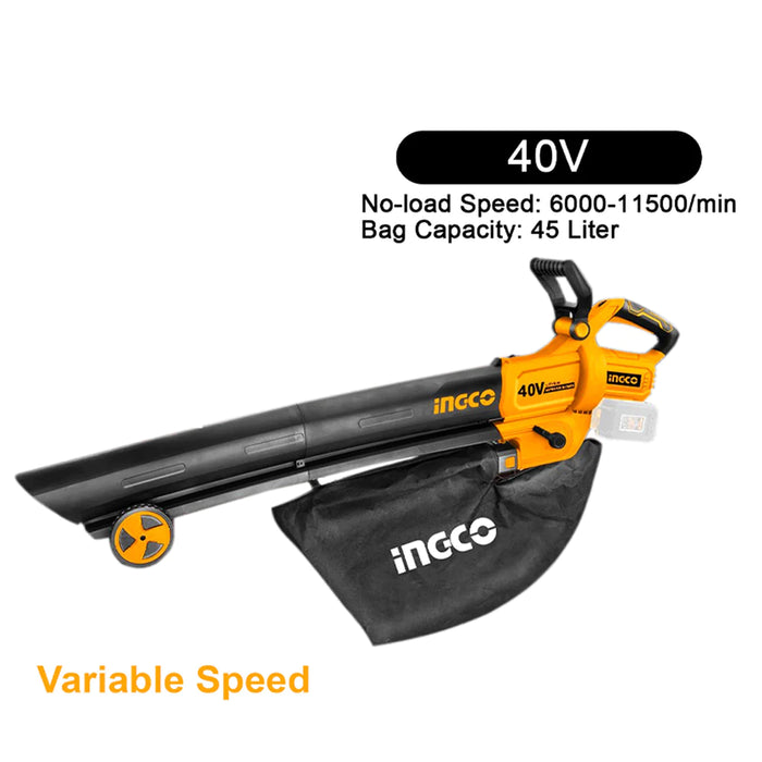 Ingco 40V Li-Ion Cordless Aspirator Air Blower CABLI2003