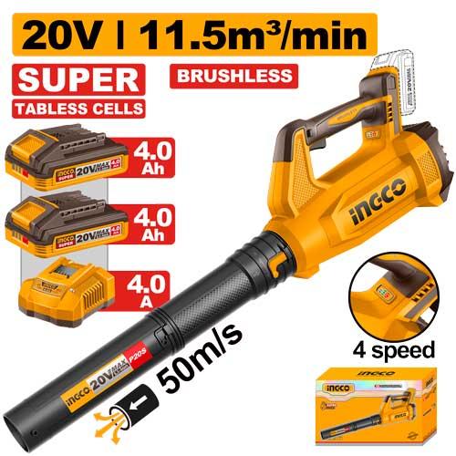 Ingco 20V Cordless Blower  CABLI205082