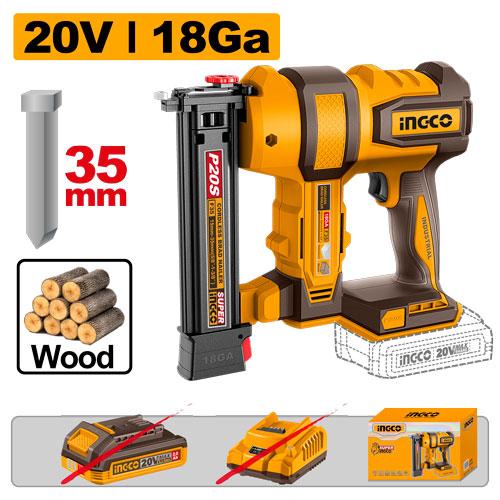 Ingco 20V  Cordless Brad Nailer CBNLI2068