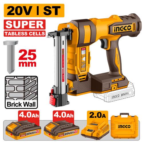 Ingco 20V Cordless Brick Nailer CBNLI38136