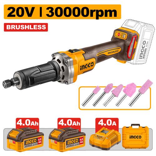 Ingco 20V Cordless Die Grinder CDGLI20012