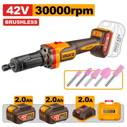 Ingco 42V Cordless Die Grinder CDGLI42012