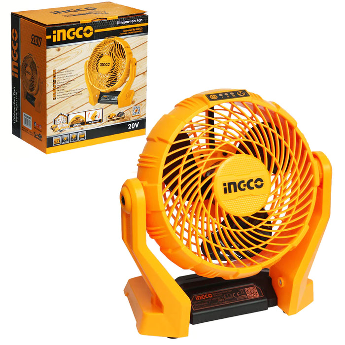 Ingco  7" 20V Li-Ion Cordless Fan