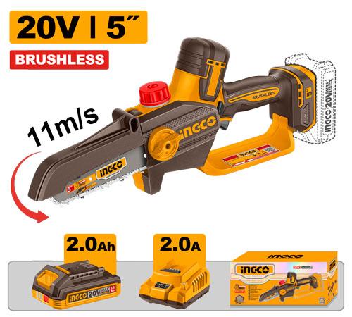 Ingco 20V 5" Cordless Pruner CGSLI20561