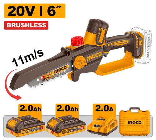 Ingco 20V 6" Cordless Pruner Saw CGSLI20662