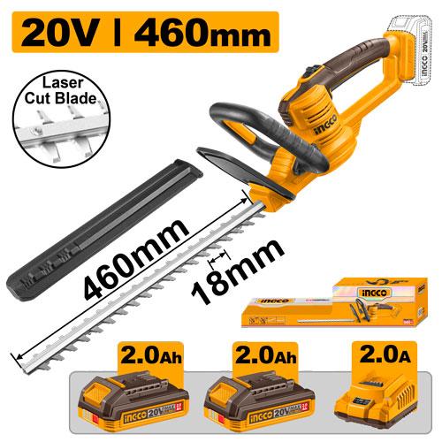 Ingco 20V  Cordless  Hedge Trimmer CHTLI20462